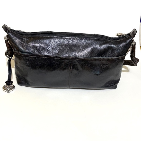 Brighton Two-tone Leather Shoulder Bag - Picture 7 of 12